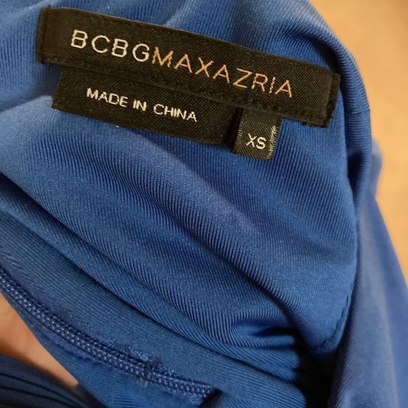 BCBG MaxAzaria XS cobalt blue cocktail dress - Picture 2 of 5